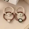 Diadema de amor con pedrería de alta calidad, cuerda para el pelo, temperamento, todo-partido, para chica, goma elástica alta para coleta, cuerda para el pelo, accesorios para el pelo