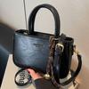 Bolsa de ombro vintage da moda, bolsa de mão para mulheres, estilo coreano, elegante, simples, casual, pequena bolsa quadrada, 2025, bolsa feminina de alto estilo