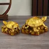 Estatueta de Tartaruga Dinheiro de Latão, Artesanato para Decoração de Casa, Decoração de Escritório, Ornamento de Mesa Estilo Chinês de Latão Presente