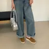 Versão Coreana Primavera/Verão 2026 Nova Moda Casual Meio Chinelos Fechados Sandálias de Pescador com Solado Grosso