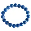 Pulsera de Ágata Corazón de Azúcar Ágata Corazón de Azúcar Azul Bolas Redondas de 8 mm Anillo Liso Cuentas Sencillas En Stock Pulsera de Ágata Corazón de Azúcar Blanco