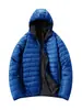 Jaqueta de Algodão Unissex Vintage 1996, Casaco de Algodão Fino com Gola Alta e Capuz Masculino, Tamanho Europeu e Americano para Primavera, Versátil Casual Masculino