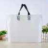 Bolsas de embalaje para ropa al por mayor, bolsas de mano de plástico de color liso, bolsas de compras para regalos de Año Nuevo, logo personalizado