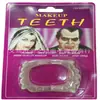 Shengzhida Dia da Mentira brinquedo de corpo inteiro adereços de Halloween suprimentos horror luminosos dentes falsos dentes luminosos