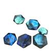 Colgante de labradorita nepalí natural, piedra lunar suelta, pieza colgante, piedra cruda azul verdosa clara, accesorio de joyería DIY