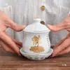 Taza de Suministro de Agua de Cerámica para la Diosa de la Misericordia Bodhisattva Taza de Suministro de Agua para Buda Salón de Buda Taza de la Gran Compasión Suministros para Buda