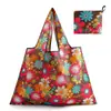 Nueva Bolsa de Compras Plegable Ecológica Bolso de Mano Satchel de Tela Oxford 210D Bolsa de Almacenamiento Gran Capacidad Bolsa de Compras para Supermercado