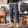 Pantalones Casuales Gruesos para Hombre de Otoño e Invierno Pantalones Largos Deportivos para Exteriores Pantalones Casuales Cálidos de Moda Tendencia para Hombre