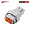 Conector Automotriz Tipo Dechi Dtm06-8Sa Enchufe Impermeable Terminal de Arnés de Cableado de Acoplamiento Macho y Hembra Conector Especial