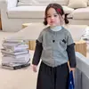 (9.22 Nuevas Llegadas)Cárdigan de Punto para Niña Invierno Nuevo Casual Abrigo Suéter Infantil Ropa para Bebé