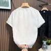 Llegada Nueva 2024 Camiseta Suelta Casual con Estilo Verano Tul Todo Fósforo Yipi Guapo Gasa Camisa Pequeña Top de Manga Corta para Hombre