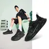 Hongxingerke Chuanliu 2 Sapatos Masculinos Sapatos Casuais Verão Preto Tênis de Corrida Novo Tênis Masculino Torre Calçados