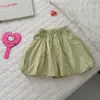 Nuevos Shorts de Botón de Verano 2026 para Niñas, Pantalones Cargo de Algodón Fino Hilo de Hielo Secado Rápido para Niños, Pantalones de Verano Antiexposición para Niñas