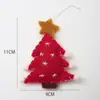Shangjin [Novedades de Navidad] Colección de Accesorios de Fieltro Rojo para Navidad 2025 Colgantes de Navidad DIY Venta al por Mayor