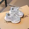 Zapatillas para Niña 2025 Primavera y Otoño Versátiles Suela Suave Zapatos Casuales Moda Infantil Niñas Tallas Medianas y Grandes Zapatos Tipo Papá