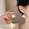 Moderna Perla para Oreja para Mujer, Clip de Oreja Retro Coreano Versátil, Pendientes de Gancho Populares Modelo Nuevo 2026 para Orejas sin Perforar