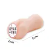 Masturbador masculino Raposa Yao, boneca realista de silicone de meio corpo, brinquedo sexual adulto, masturbador inserível