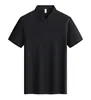 01Camisa polo, seda de hielo, verano, corporativo, transpirable, 10 mujeres mismo estilo, piqué manga corta, hombre cuello camisero manga corta, 88 Lyocell 2
