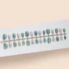Olho de Gato Verde Jade Textura de Alto Padrão Estilo Elegante e Delicado Estilo Irmã Mais Velha Manicure Clareadora Estilo Curto 30-t Manicure Usável