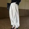 LS Nova MarcaEtiqueta Preta Minimalista de Luxo Chegadas de Outono Estilo Old Money Calça Casual Lisa Preguiçosa 30726-1