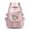 Mochila Anime Desenho Animado Bocchi the Rock, Pedra Solitária, para Meninas, Alunos do Ensino Fundamental e Médio, Bolsa de Ombro Duplo de Grande Capacidade