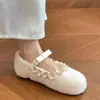 Ran Gejia~ En stock: Mocasines negros retro de plataforma estilo británico, versátiles para ir al trabajo, fáciles de poner, zapatos pequeños de piel, zapatos de vestir