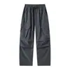 M-8XL Tallas Grandes Marca Americana de Moda Pantalones Casuales Deportivos para Exteriores de Primavera Otoño para Hombre Ropa de Trabajo Impermeable Pierna Recta Pantalones de Esquí