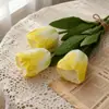 Flores de Tulipán Artificiales Grandes Flores Falsas de Eva Decoración de Mesa de Comedor para el Hogar Evento de Boda Arreglo Floral Venta al por Mayor Transfronteriza