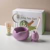 Juego de té matcha de estilo japonés transfronterizo, cuenco de matcha con boquilla Baiben Licha de 7 piezas, nuevo producto de fábrica