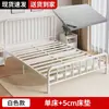 Cama de Hierro Simple Duradera de Moda Individual 1.6m m Cama con Estructura de Hierro para Alquiler en Casa Cama Doble 1.8m Cama de Hierro