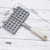 Nova Forma de Waffle Quadrada Portátil Doméstica Removível Antiaderente de Ferro Fundido Panela de Waffle Comercial