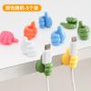 Gancho Creativo Multifuncional Organizador de Cables Fijo de Alambre Gancho Adhesivo de Pared Fuerte Sin Marcas Sin Perforaciones Clip de Almacenamiento para Hub