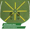 Nuevo Tapete de Enseñanza Golf Cross Campo de Práctica Especial para Golpear Tapete de Práctica de Swing en Interiores Tapete de Golpeo
