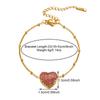 Nueva pulsera sencilla Joker de acero inoxidable con diamantes de cuatro colores y oro de 18k para el amor, moda para mujer, cadena de cuentas, venta al por mayor transfronteriza
