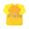 Set de Mandiles Impermeables para Niños Pequeños y Medianos, Ropa Protectora de Pintura DIY Graffiti para Niños con Bolsillos