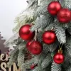 Spot Cruzada Amazon Bola de Natal Conjunto de 26 Peças 4/5/6cm Brilhante Fosca Galvanizada Bola Decorações de Natal