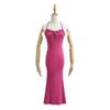 Vestido de Alça Sexy Estilo Maduro com Cadarço Sexy Cauda de Peixe Apertado de Alça Longa