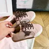 2026 Nuevos Zapatos de Niña Estilo Coreano de Otoño Color Estampado de Leopardo Zapatos de Estrella Zapatos Deportivos de Moda Niños Zapatos Pequeños Sucios Niños