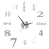 Reloj Digital Luminoso Creativo Personalizado para el Hogar DIY Reloj de Pared Pegatina de Pared Decorativa sin Agujeros Reloj de Pared Acrílico