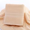 Toalla de Color Sólido Dorada Set Roto para Parejas Toalla de Lavar Simple Suave Absorbente Acolchada para Adultos Venta al por Mayor Toalla de Algodón Puro