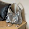 Mochila de laço feminina 2024 nova moda coreana tote bag casual de grande capacidade saco de ombro