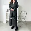Vestido Sudadera Casual Adelgazante Forrado de Felpa para Mujer, Estilo Japonés de Invierno 2026, Holgado, Largo Hasta la Rodilla, con Capucha
