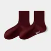 Meias Antibacterianas com Íons de Prata para Mulheres, Angulo Reto, Outono e Inverno, Absorventes de Suor, Respiráveis, Meia-Calça Média para Mulheres, Resistentes a Odores, Indústria de Meias de Zhuji