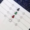 Pulsera de calabaza de plata esterlina s925 con significado de cola Q, estilo chino, ágata fritilaria blanca natural, pulsera de plata roja para mujer en línea.