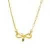 Nuevo Collar de Serpiente de Oro de Arena Vietnamita Estilo Chino, Estilo Nacional, Anillo de Gama Alta, Oro de Imitación, Juego de Joyería Duradero
