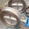 Suministro de Válvulas de Mariposa de Acero Fundido de Triple Excentricidad con Cierre Duro, Válvulas de Mariposa Tipo Abrazadera para Turbina D373H-16C Dn100