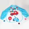 Comercio exterior abrigo infantil anti-vestir completamente impermeable bebé bebé EVA desechable ropa de arroz delantal babero ropa para pintar