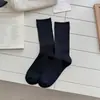 Nuevos Calcetines Finos de Rayas y Color Sólido Estilo Coreano Ins para Primavera y Verano Calcetines Versátiles para Mujer Calcetines de Media Pantorrilla Calados Estilo Ballet