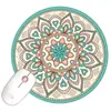 Mouse Pad Estilo Boêmio Vintage Personalizado Tapete de Mesa de Borracha para Computador Laptop Coaster Cruzamento Oriente Médio Rússia
