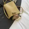Bolsas de Palha de Nicho Únicas para Mulheres 2026 Nova Bolsa Versátil de Ombro Transversal Bolsa de Celular Mini Exquisita Bolsa Tote Pequena